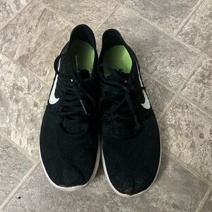 Black and White Athletic Shoes